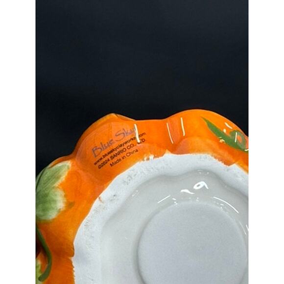 Kuromi On Pumpkin T-Light Holder Halloween Black Hello Kitty - Picture 8 of 9